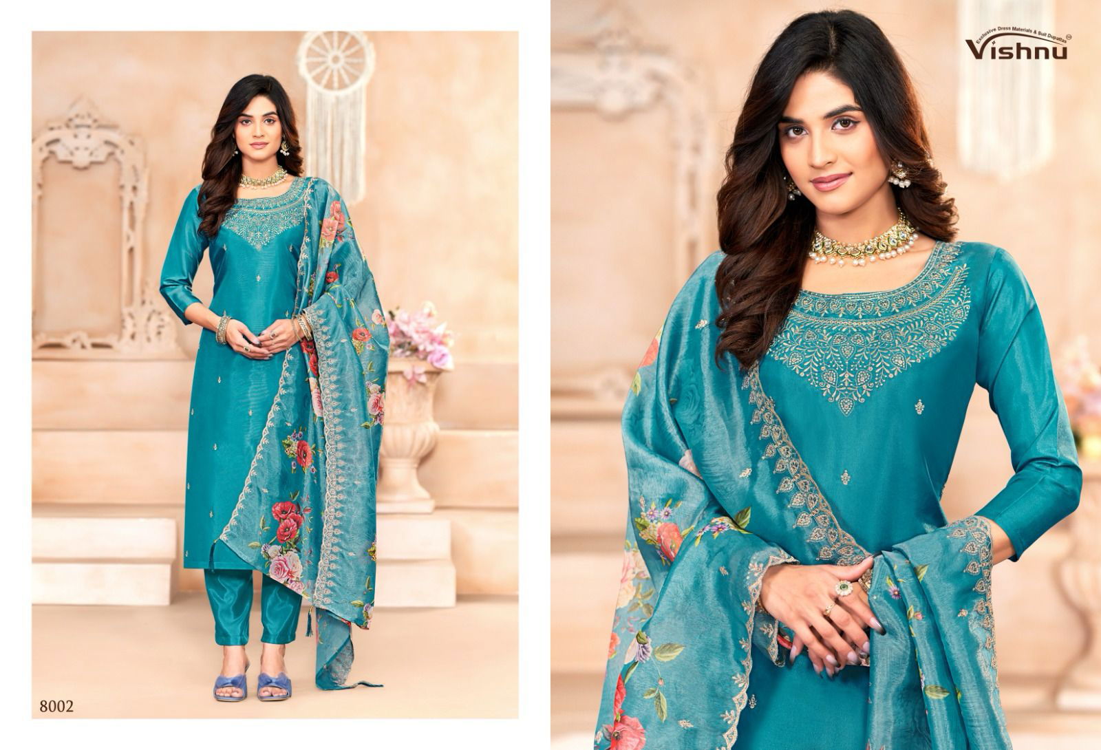 Sajada By Vishnu Shimmer Dress Material Wholesale Market In Surat With Price